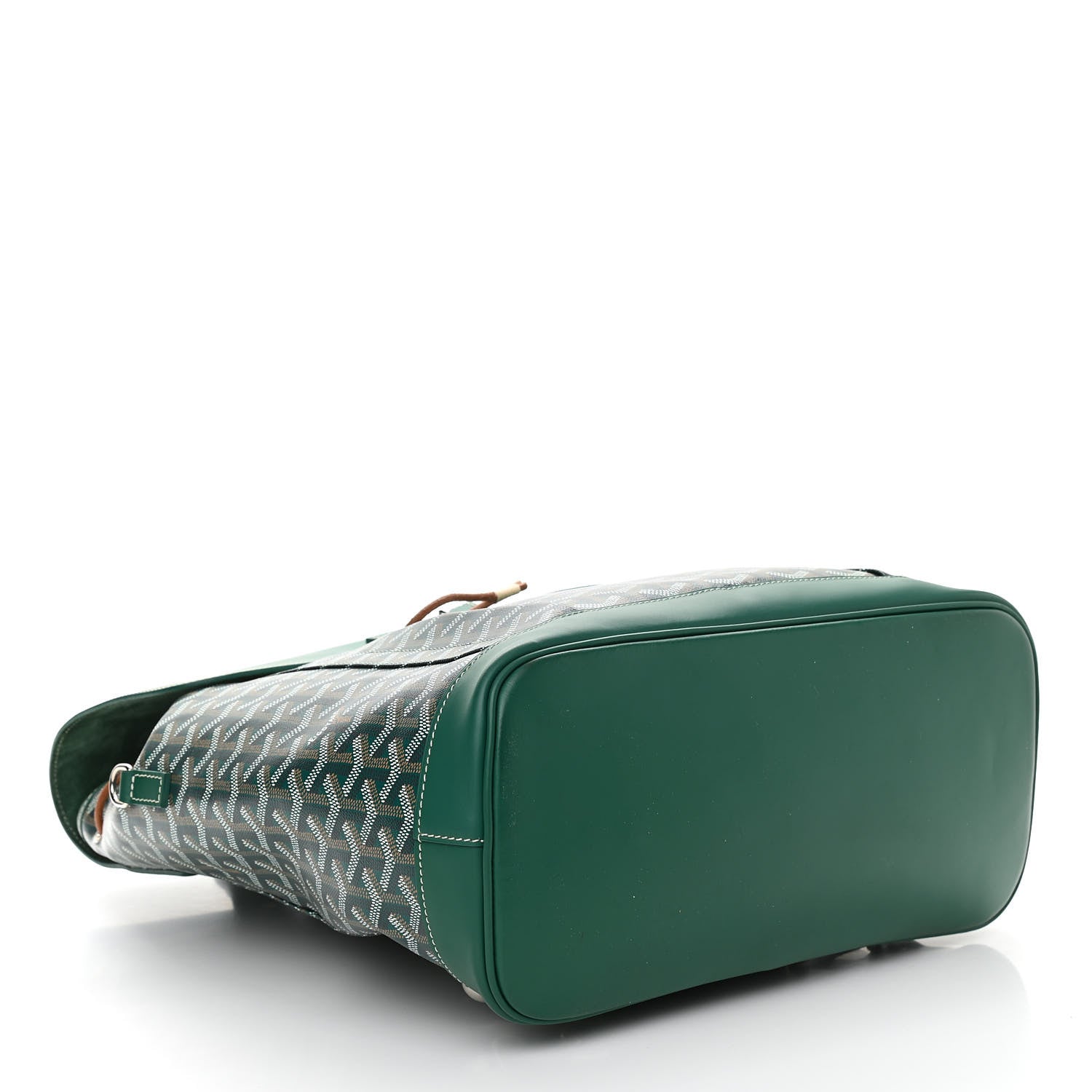 Goyard Goyardine Calfskin Alpin MM Backpack Green 4 of 9