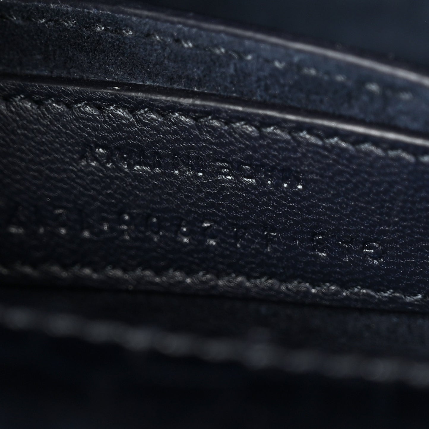 Calfskin Crocodile Embossed Medium Monogram Sunset  Deep Marine
