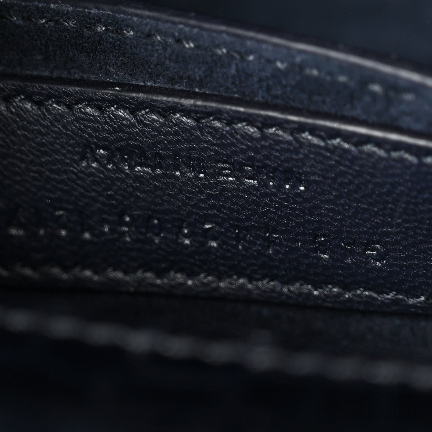 Saint Laurent Calfskin Crocodile Embossed Medium Monogram Sunset  Deep Marine 7 of 12
