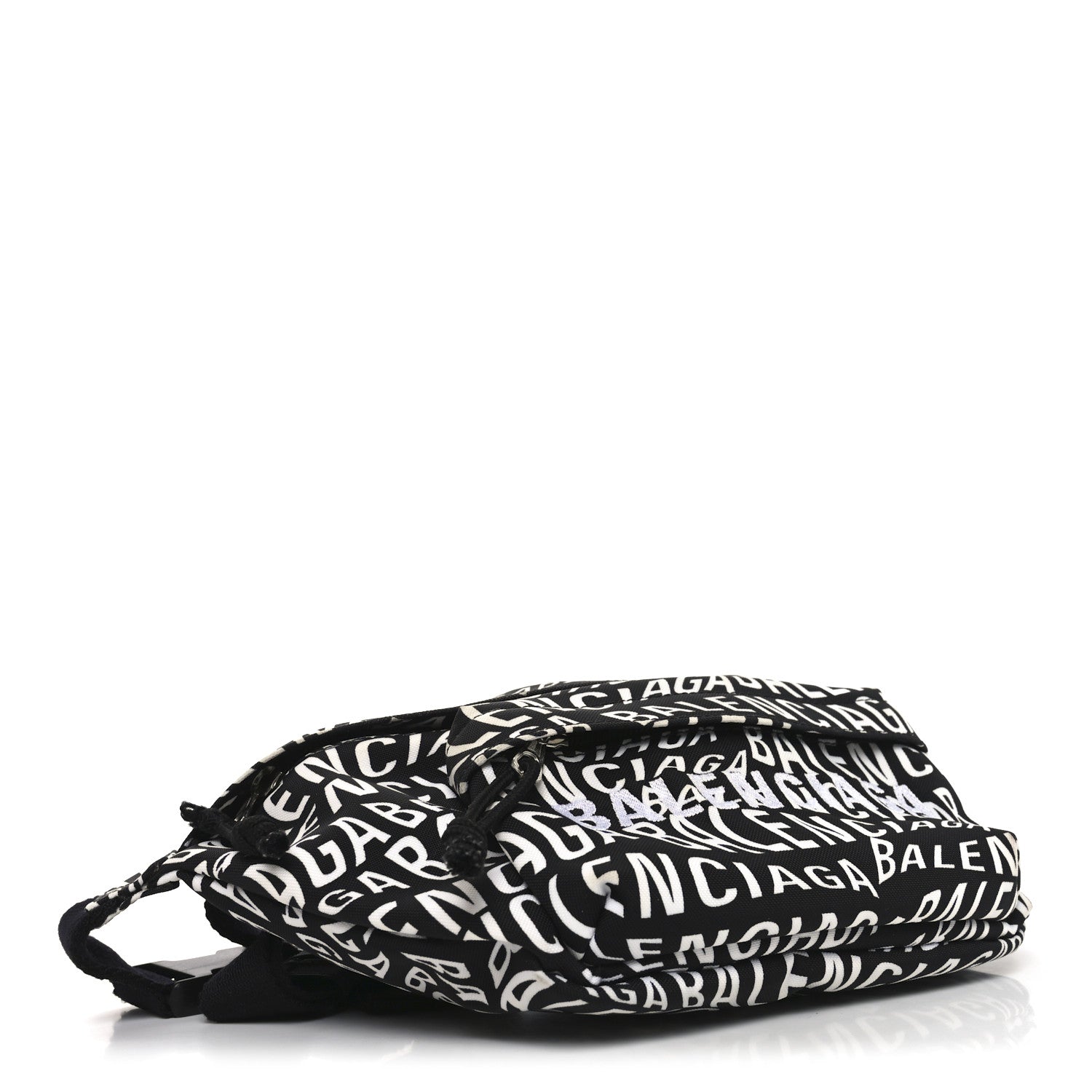 バッグ BALENCIAGA LOGO NYLON WAIST BODY BAG Balenciaga Recycled Sport Nylon Logo Embroidered Wheel Beltpack
