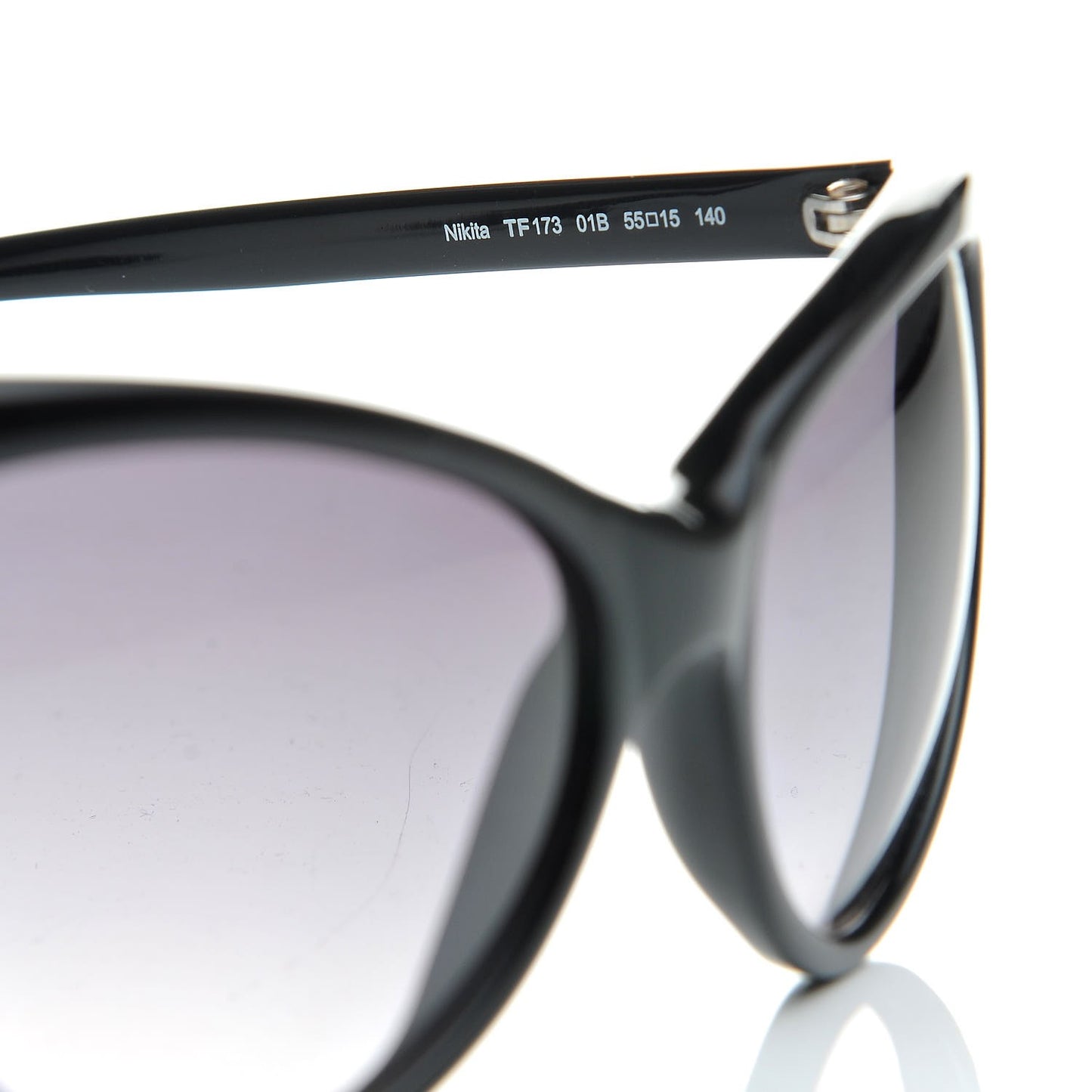 Acetate Nikita Cat Eye Sunglasses TF173 Black