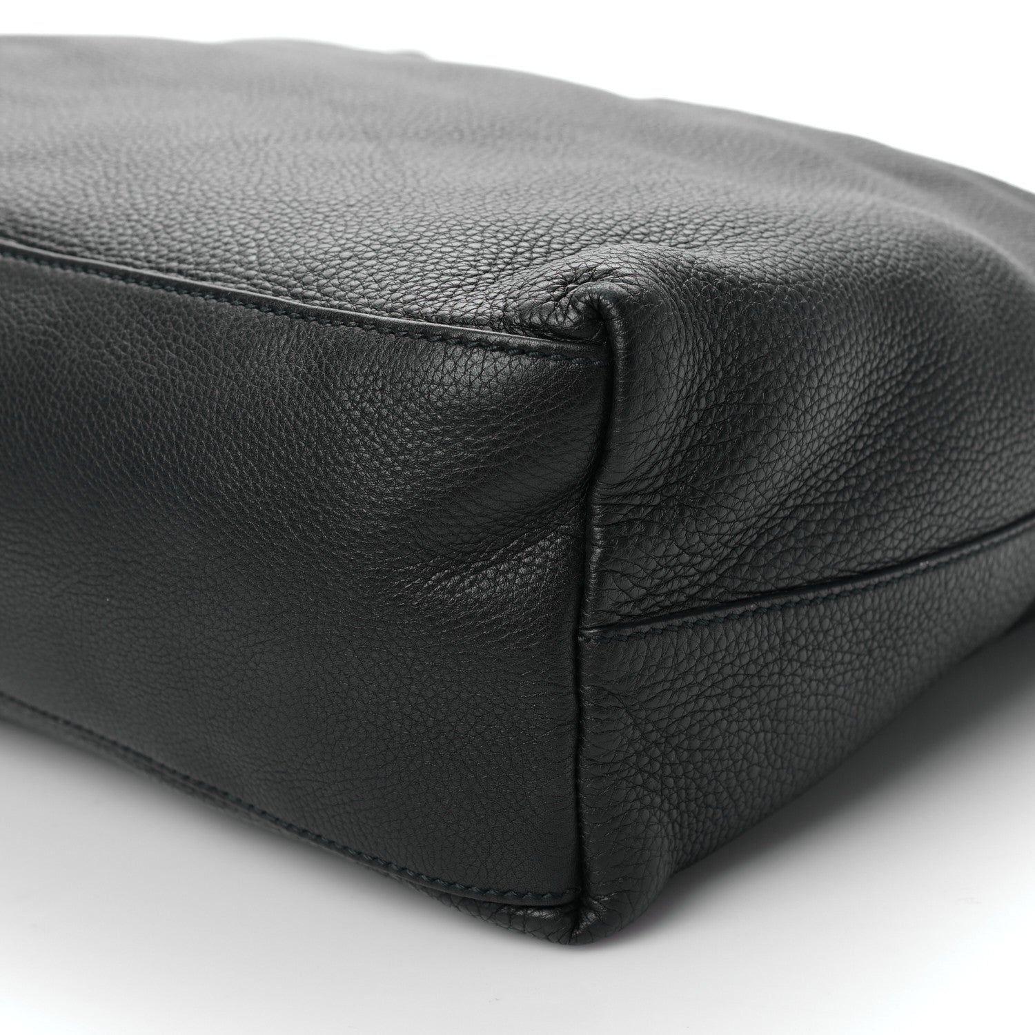 Gucci Pebbled Calfskin Twill Hobo Black 9 of 9