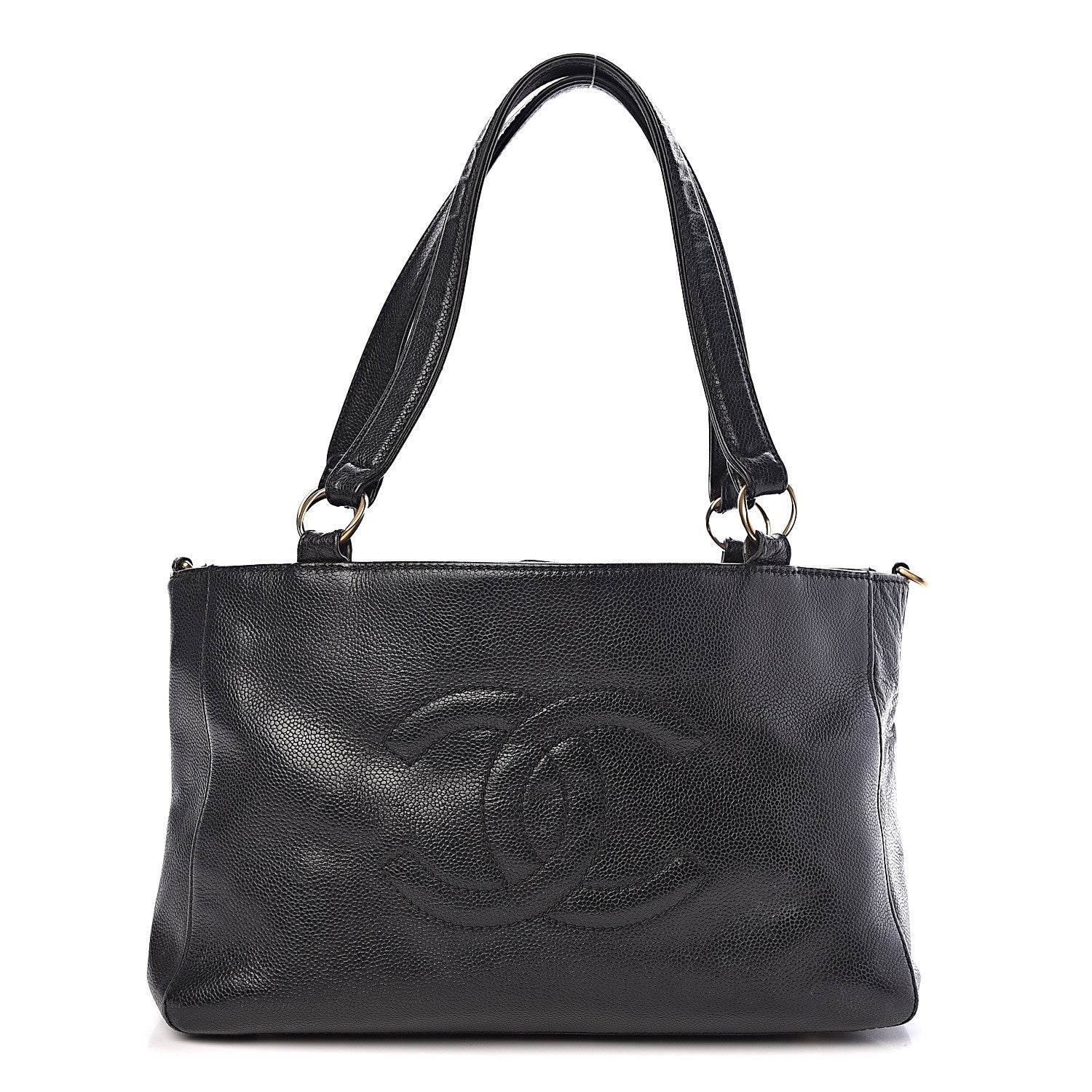 Chanel Caviar CC Tote Black 1 of 14