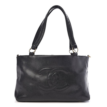 Chanel Caviar CC Tote Black 1 of 14