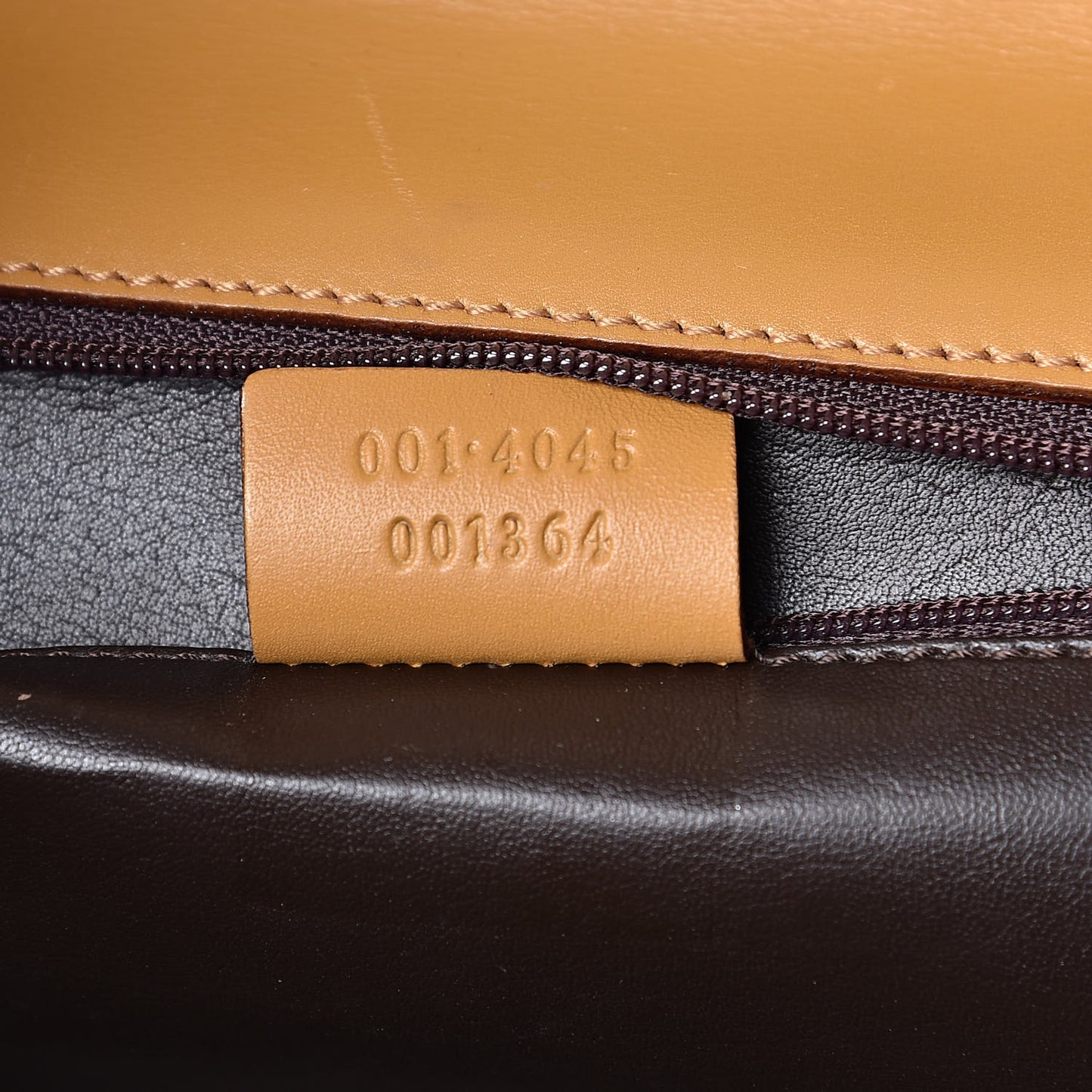 Monogram Clutch Brown