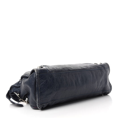 Balenciaga Agneau Giant 12 Silver Hardware City Bleu Obscur 4 of 17