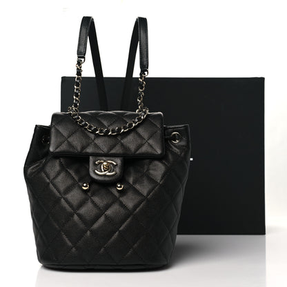 Chanel Caviar Quilted Mini Urban Spirit Backpack Black 11 of 11