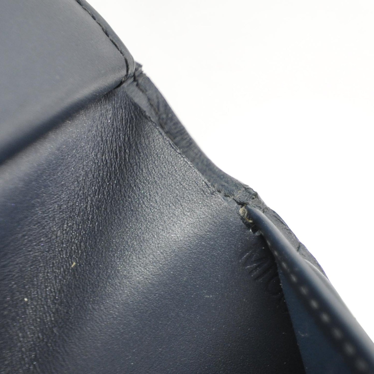 Mat French Purse Wallet Blue