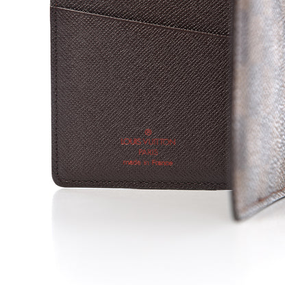 Louis Vuitton Damier Ebene Porte Valeurs Organizer Wallet 6 of 6