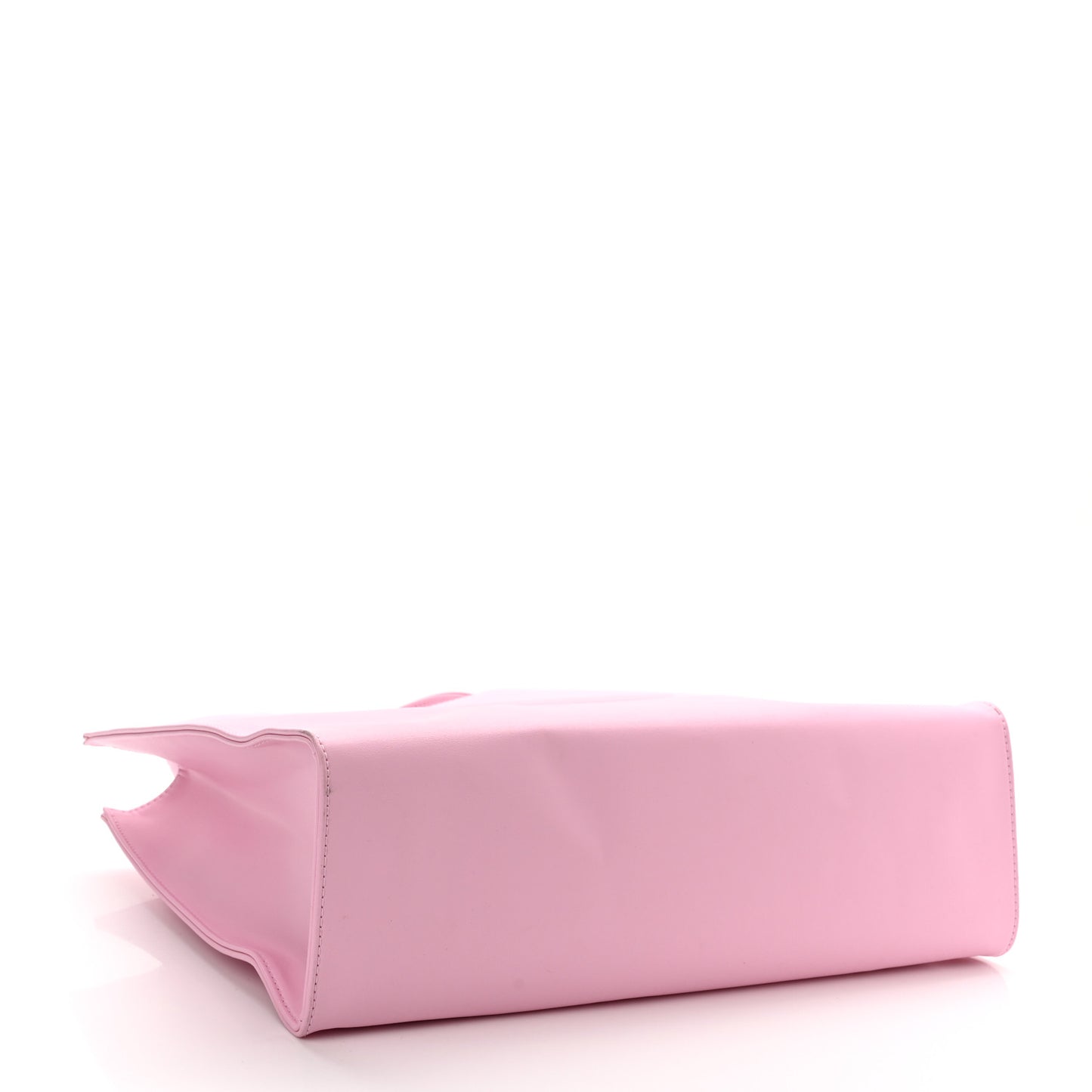 Vegan Leather Medium Shopping Bag Bubblegum