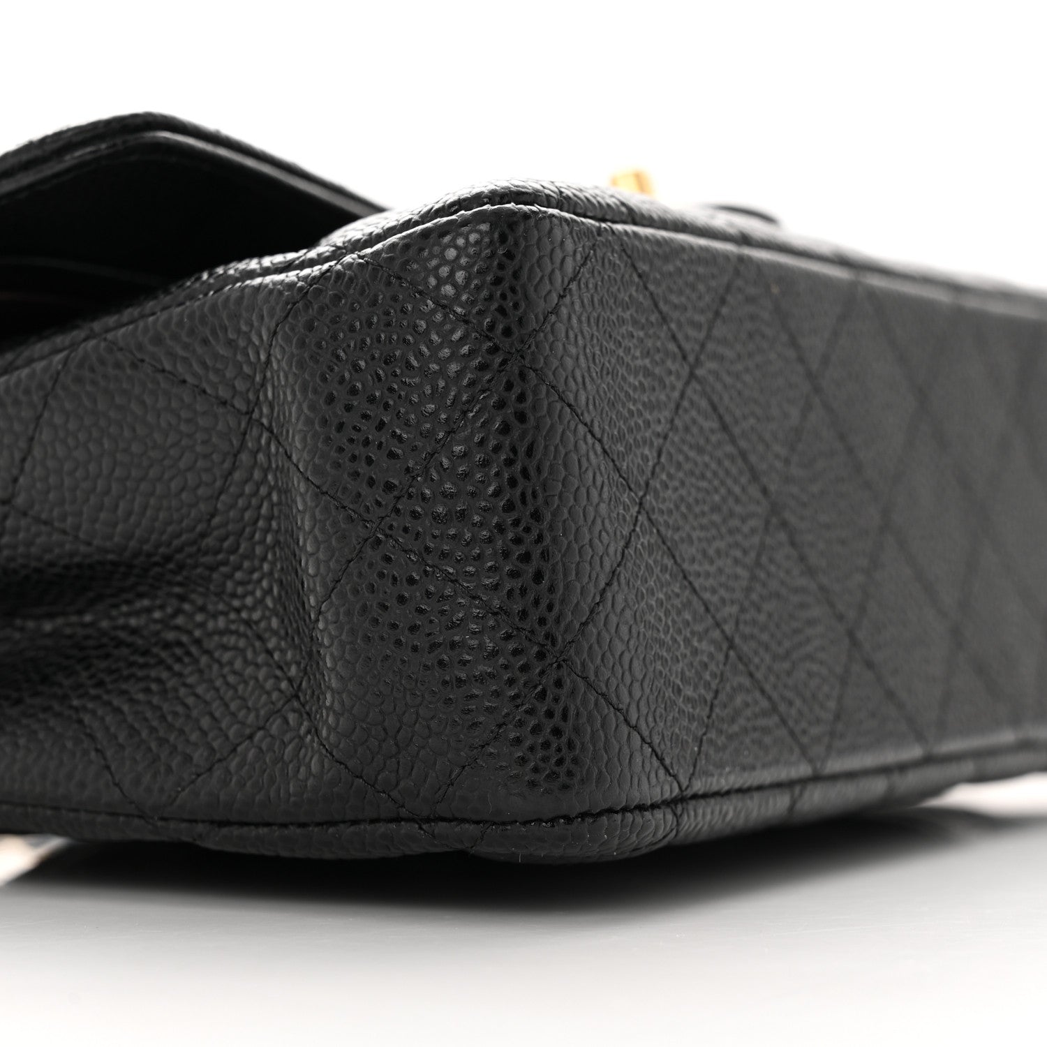 Chanel Caviar Quilted Medium Double Flap Black 9 of 13