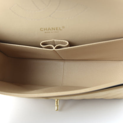 Chanel Caviar Quilted Jumbo Double Flap Beige Clair 5 of 11