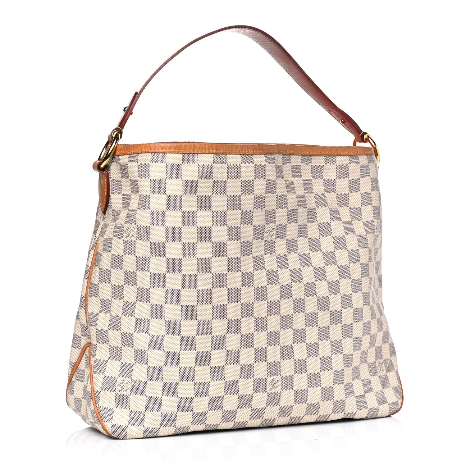 Louis Vuitton Damier Azur Delightful MM Pink 3 of 44