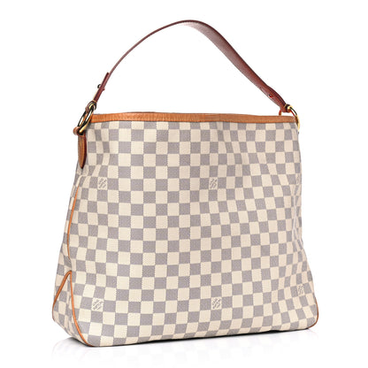 Louis Vuitton Damier Azur Delightful MM Pink 3 of 44