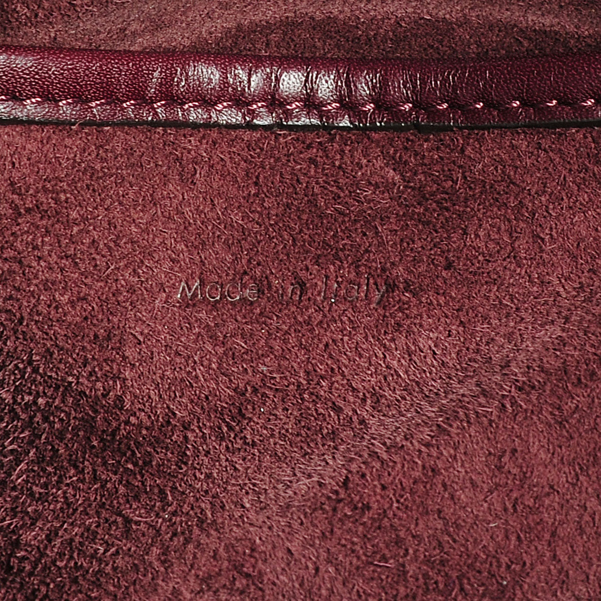 Smooth Calfskin New Shoulder Bag Burgundy