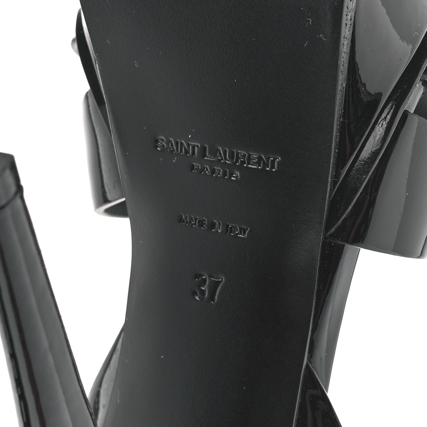 Patent Tribute 105 Platform Sandals 37 Black