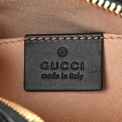 Gucci Suede Patent Web Mini Ophidia Shoulder Bag Black 6 of 9