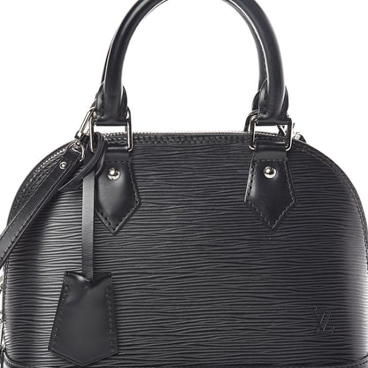 Louis Vuitton Epi Alma BB Black 7 of 9