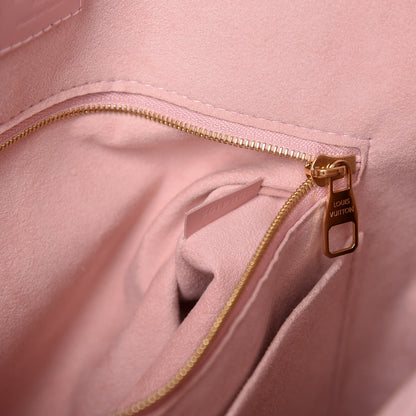 Louis Vuitton Damier Ebene Caissa Hobo Rose Ballerine 9 of 11