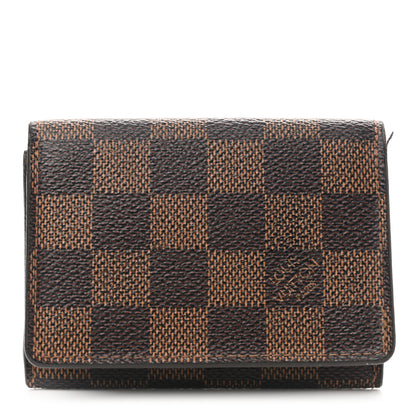 Louis Vuitton Damier Ebene Business Card Holder 1 of 10