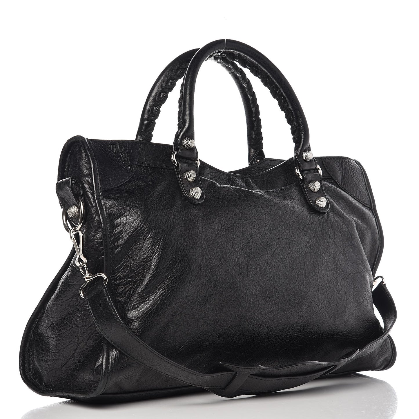 Agneau Giant 12 Silver Hardware City Black