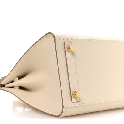 Hermes Epsom Birkin Sellier 25 Craie 8 of 10