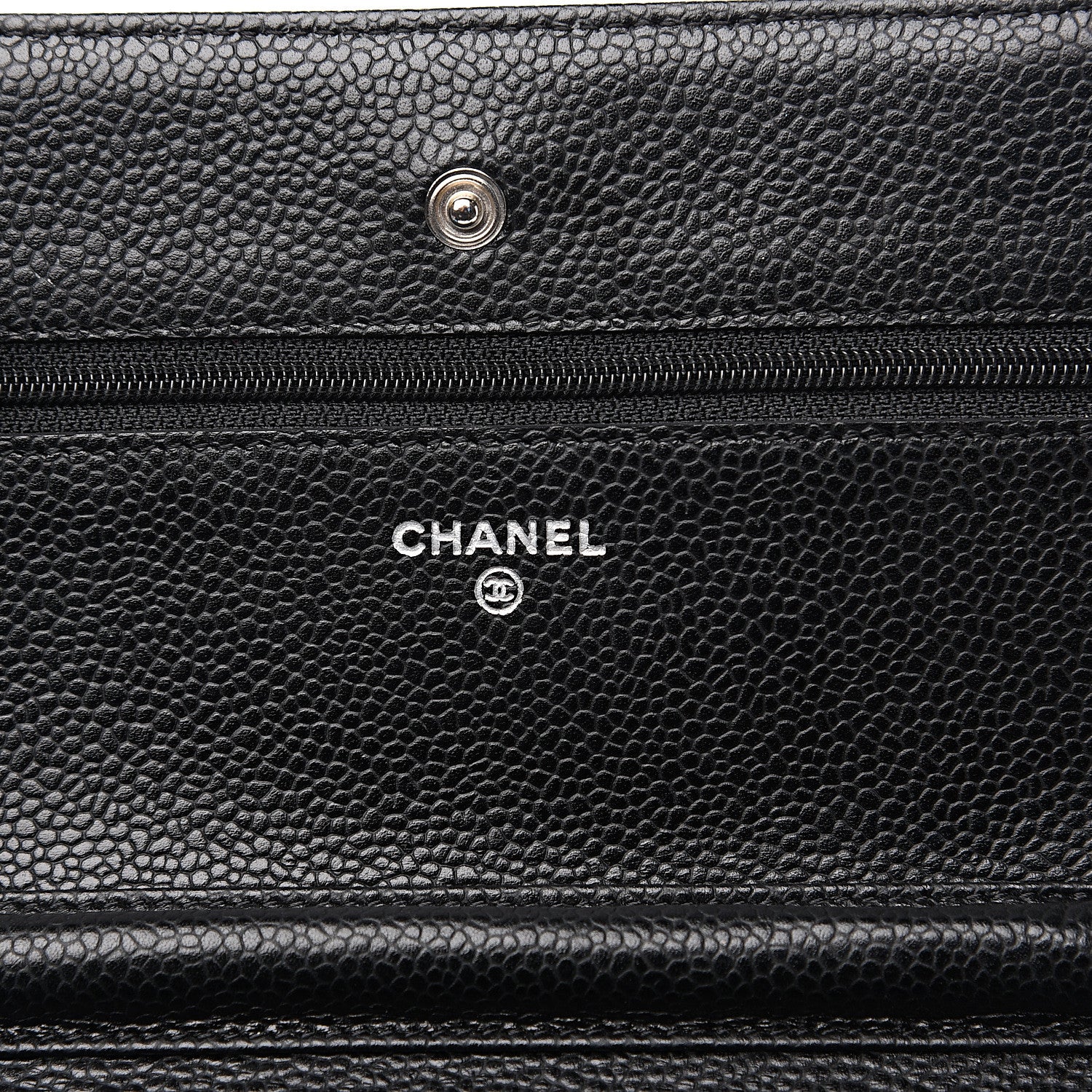 Chanel Caviar Quilted Wallet On Chain WOC Black 5 of 11