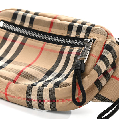 Burberry Nylon Vintage Check Small Cannon Bum Bag Archive Beige 10 of 11