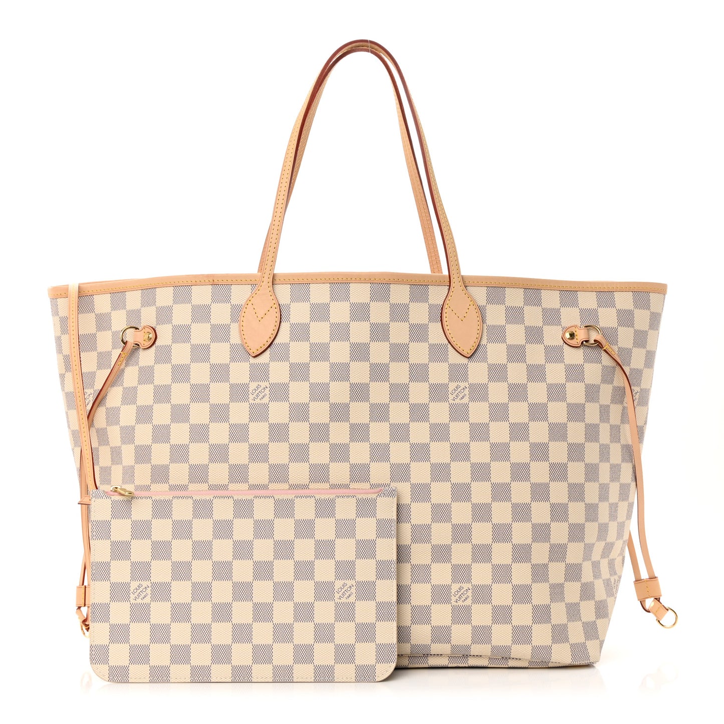 Damier Azur Neo Neverfull GM Rose Ballerine