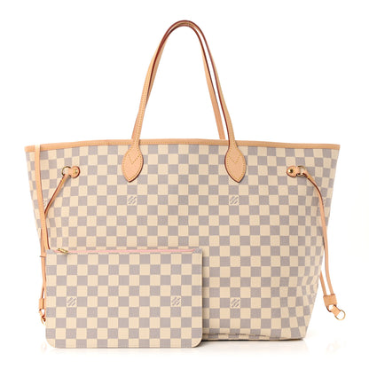 Louis Vuitton Damier Azur Neo Neverfull GM Rose Ballerine 1 of 13