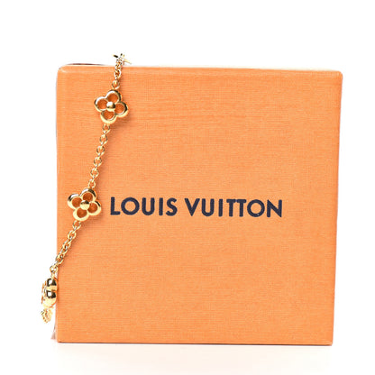 Louis Vuitton Brass Flower Full Bracelet Gold 6 of 6