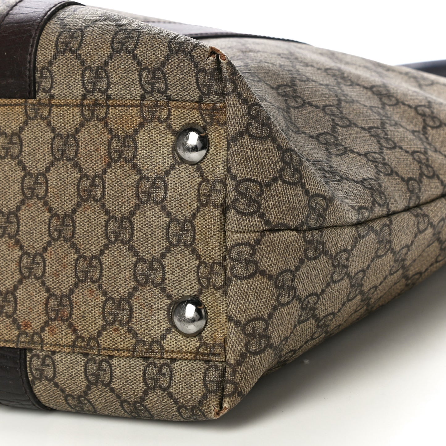 GG Plus Monogram Medium Joy Tote Dark Brown