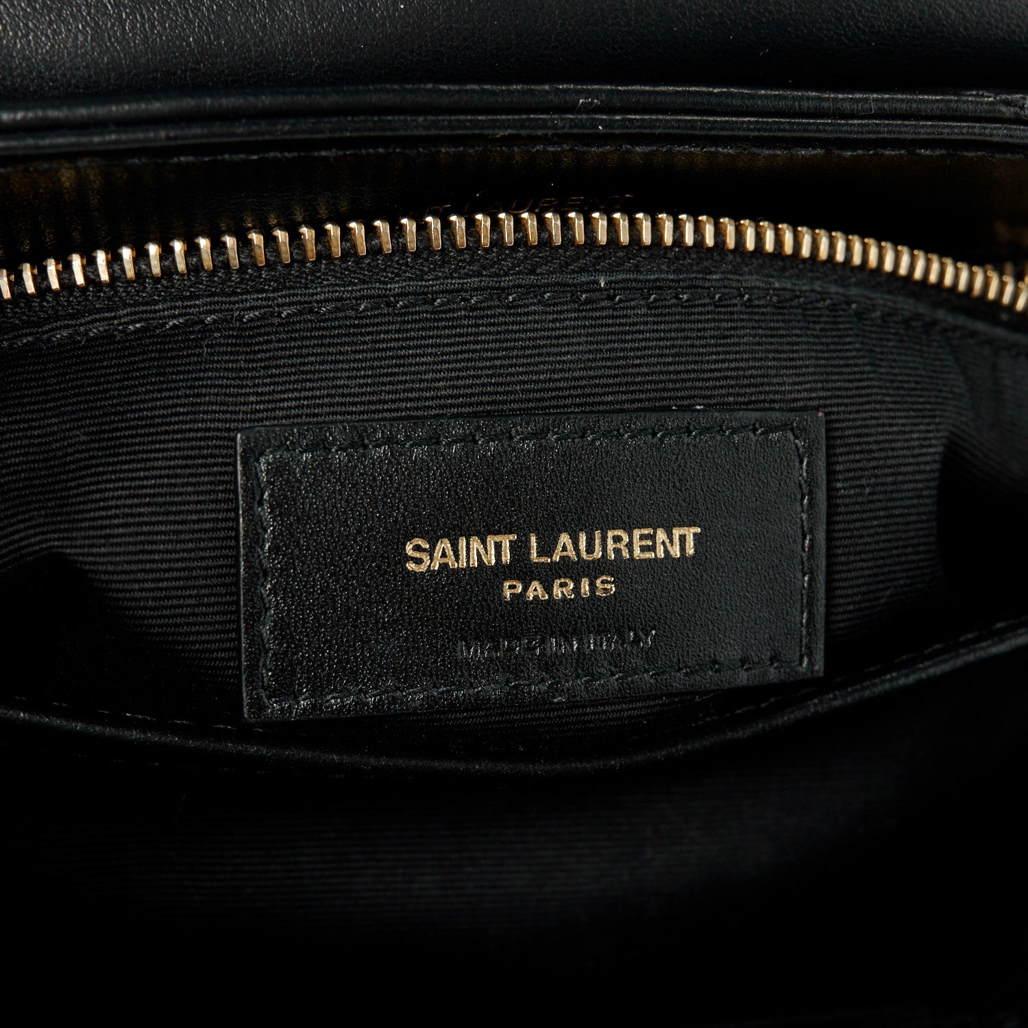 Saint Laurent Calfskin Y Quilted Monogram Toy Loulou Crossbody Bag Black 7 of 11