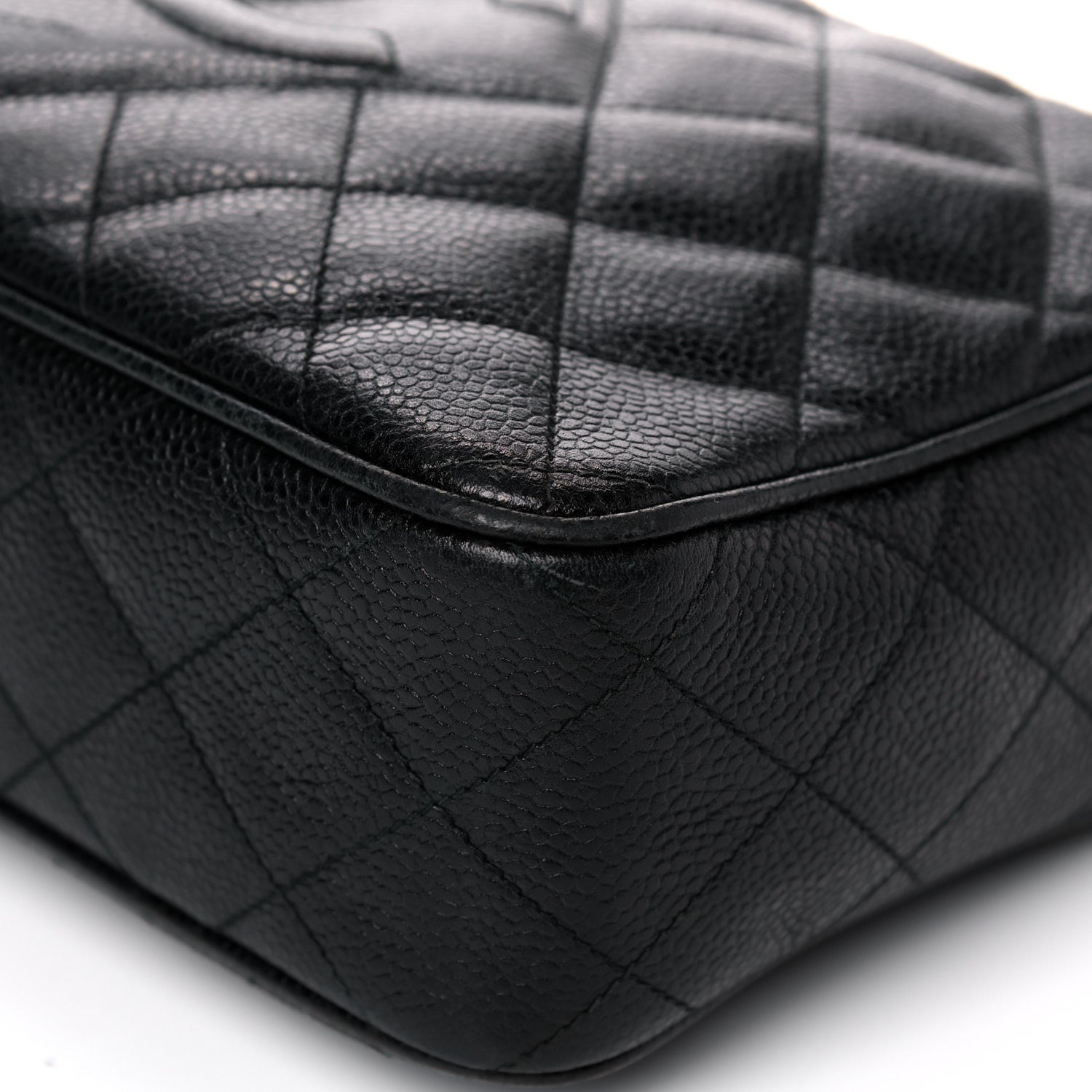 Chanel Caviar Quilted CC Camera Case Black 10 of 20