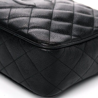 Chanel Caviar Quilted CC Camera Case Black 10 of 20
