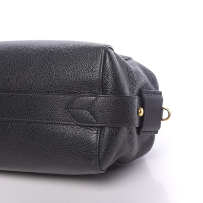Prada Vitello Daino Satchel Black 15 of 15