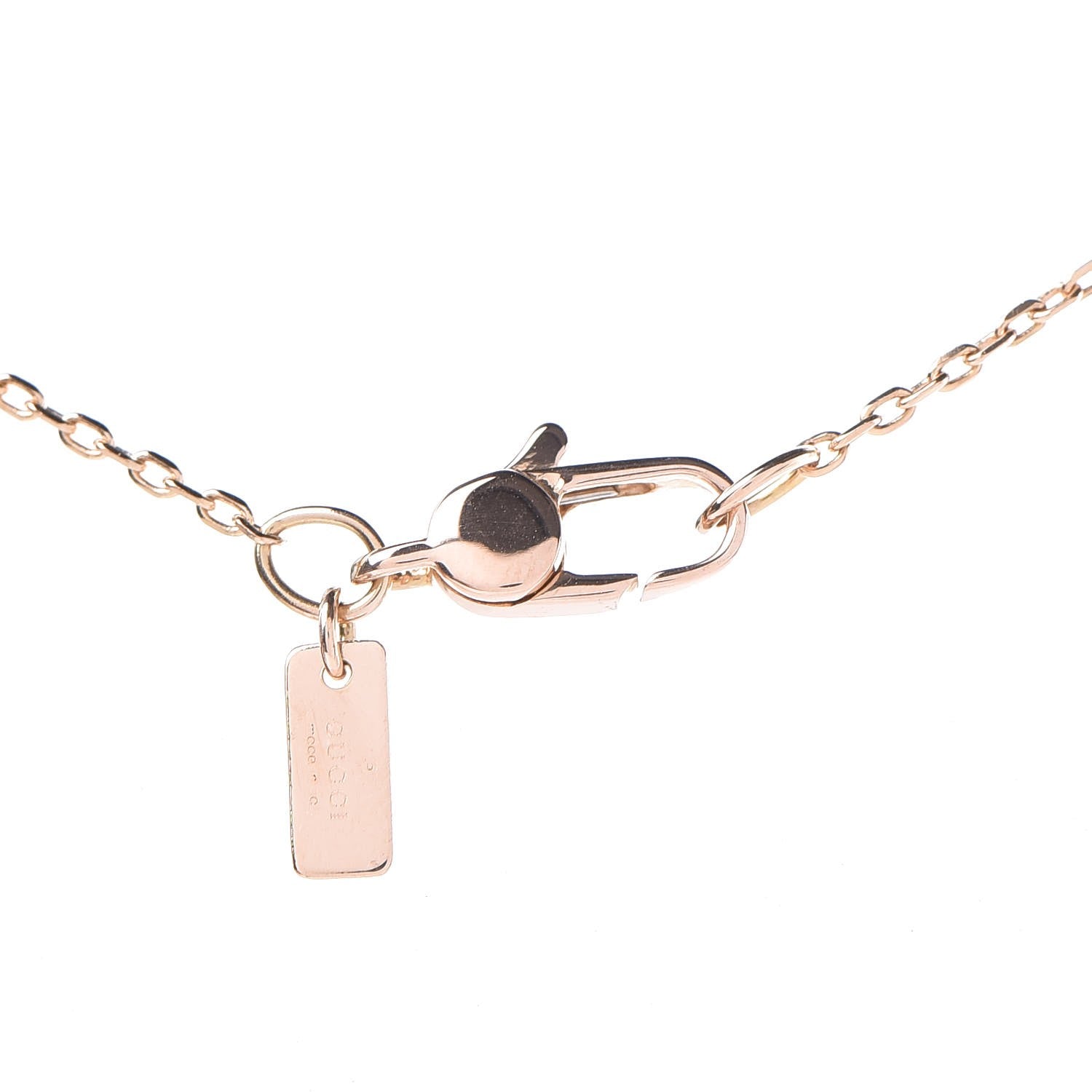 Gucci 18K Rose Gold Icon Twirl Necklace 5 of 8