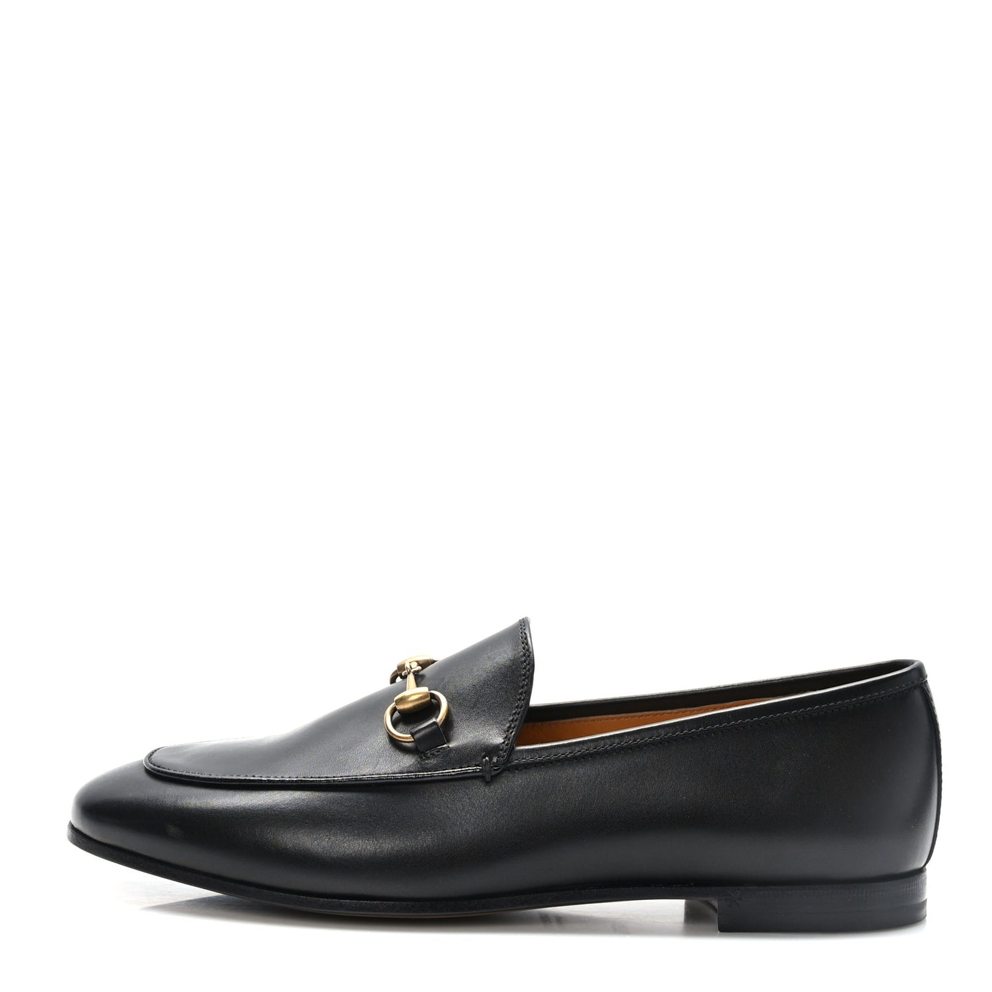 Lambskin Womens Brixton Horsebit Loafers 37.5 Black