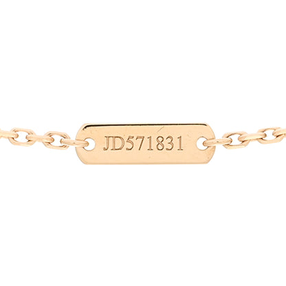 Van Cleef & Arpels 18K Yellow Gold Trace Chain Necklace 4 of 6