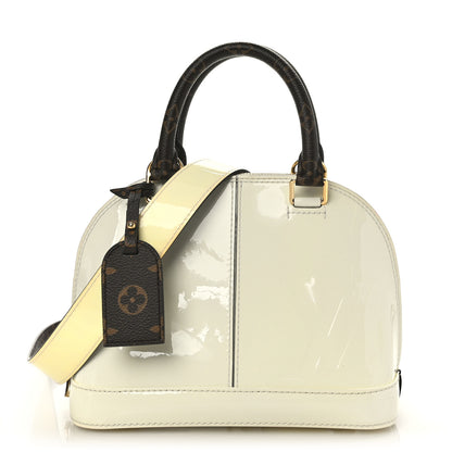 Louis Vuitton Patent Monogram Alma BB White 1 of 8