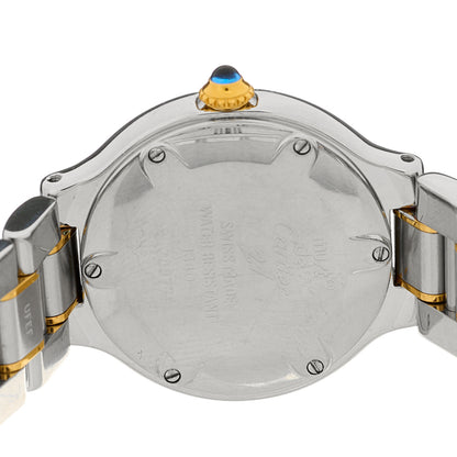 Cartier Stainless Steel 18K Yellow Gold 28mm Must de 21 Quartz Watch 4 of 4