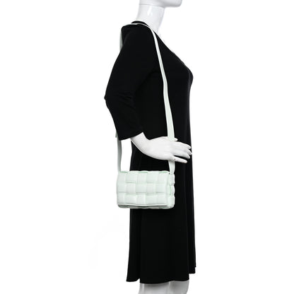 Bottega Veneta Nappa Maxi Intreccio Small Padded Cassette Crossbody Bag Glacier 2 of 9