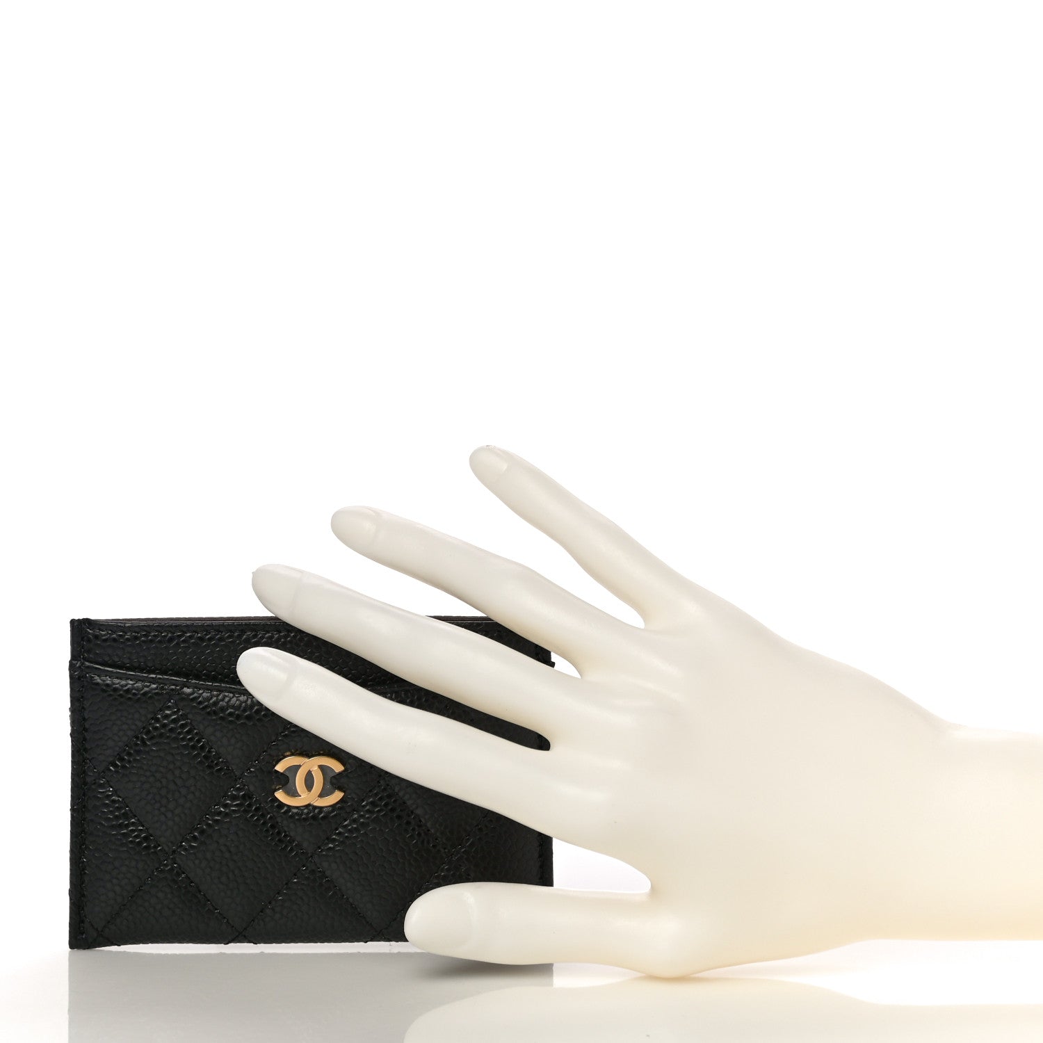 Chanel Caviar Quilted Card Holder Black 2 of 11
