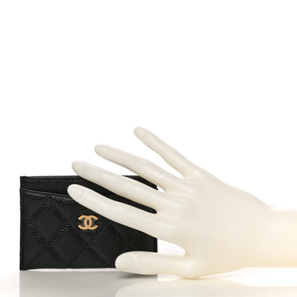 Chanel Caviar Quilted Card Holder Black 2 of 11