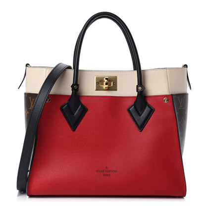 Louis Vuitton Calfskin Monogram On My Side Pirate Red 1 of 10