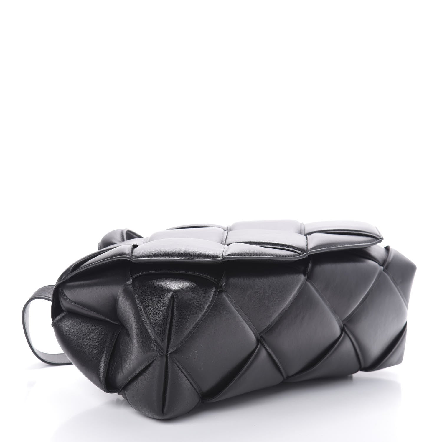 Bottega Veneta Nappa Intreccio Padded Top Handle Shoulder Bag Black 4 of 9
