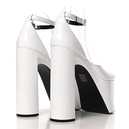 Balenciaga Patent Camden 160mm Platform Pumps 39 White 5 of 9