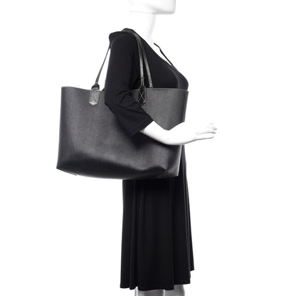 Gucci Calfskin GG Supreme Monogram Medium Reversible Tote Black 3 of 17