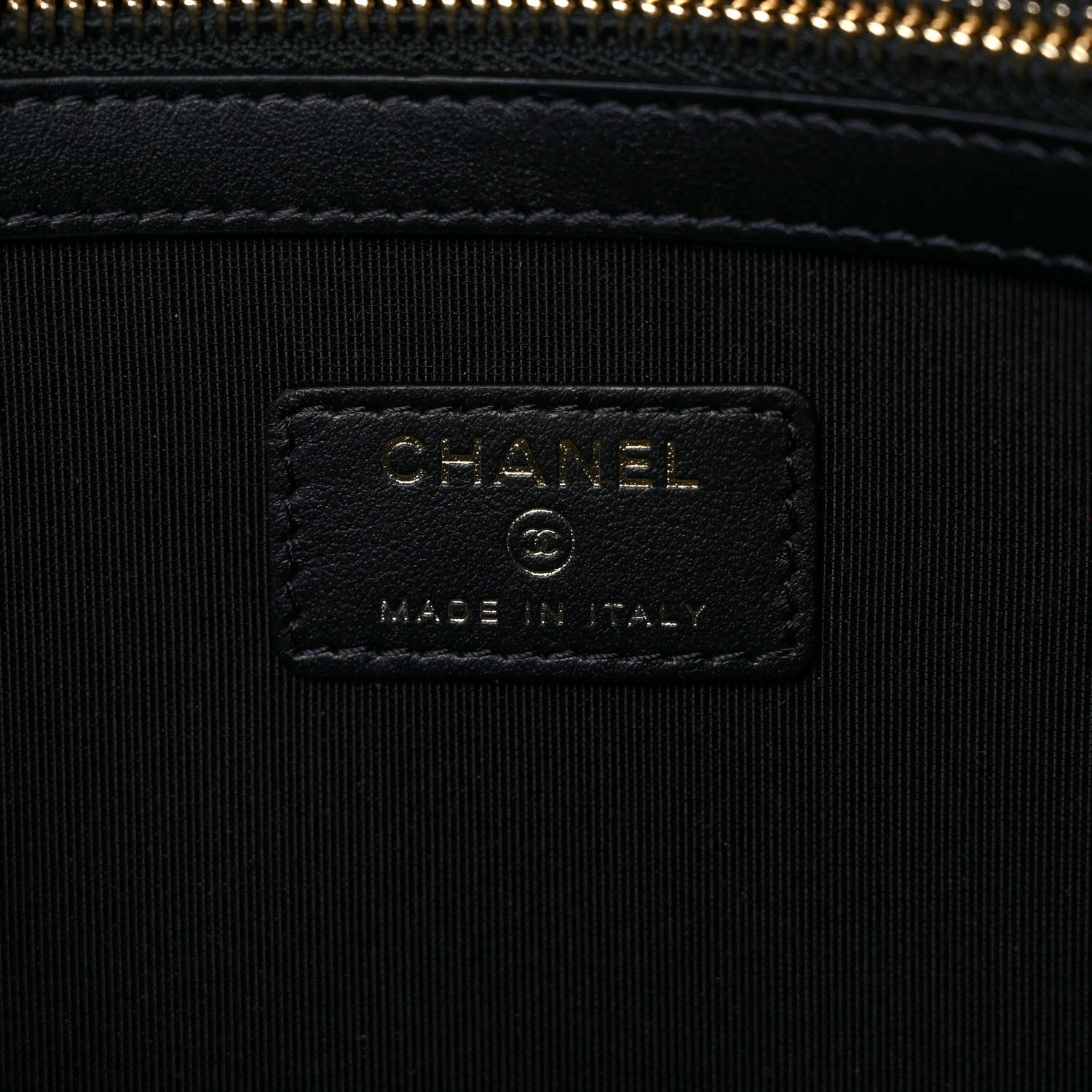 Chanel Mixed Fibers Deauville Pouch Black 6 of 6