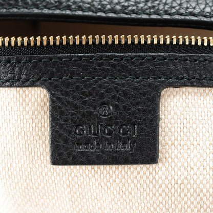 Gucci Pebbled Calfskin Medium Soho Chain Shoulder Bag Black 6 of 7